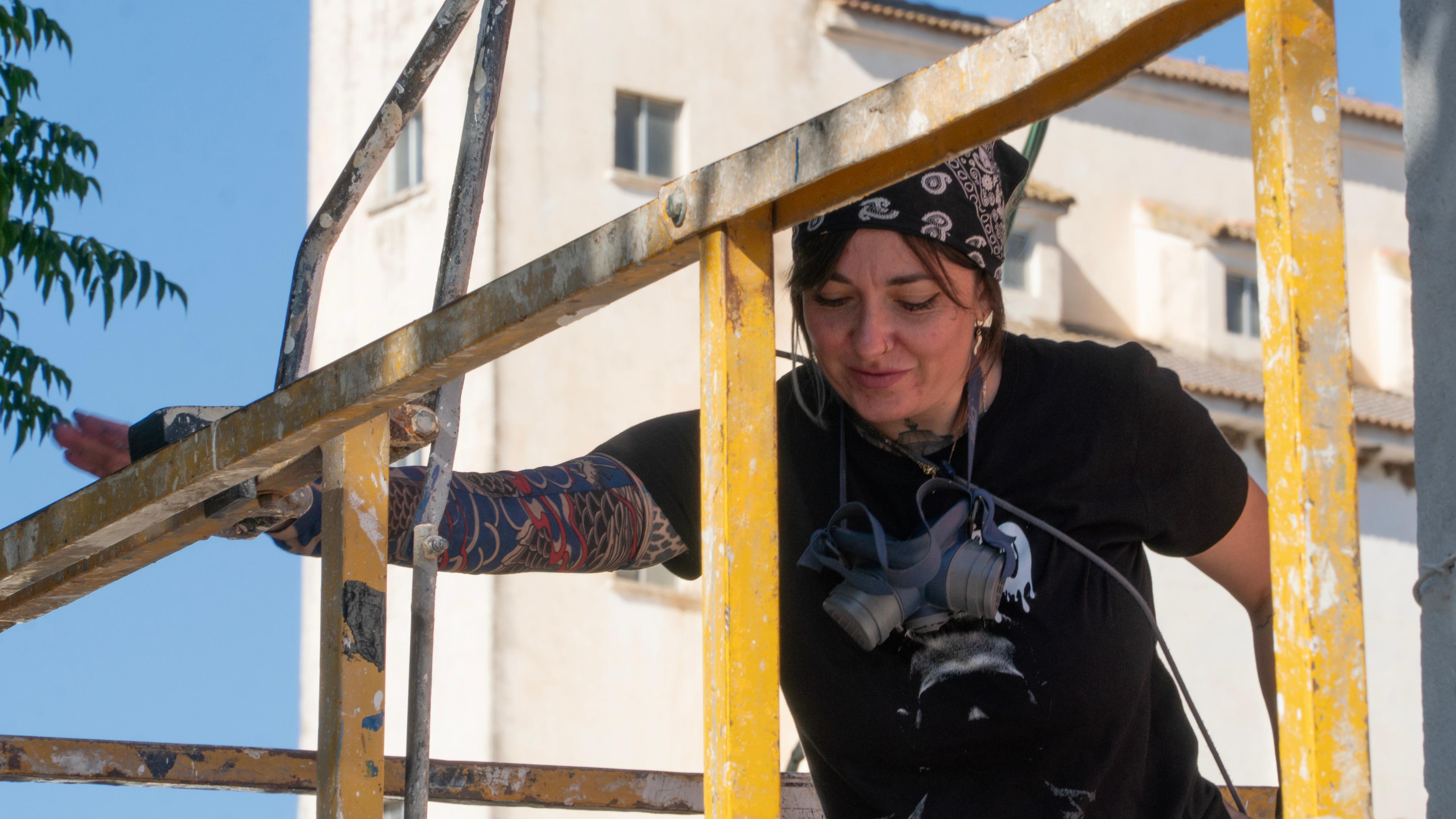 María Díe, en faena.